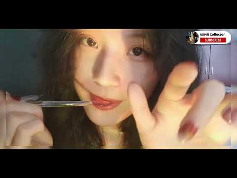 ASMR🎧｜Whispering, visual sleep aid ！ The sticky sound of licking the spoon！
