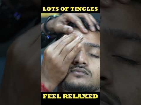 Forehead Massage Is Best For Sleep | ASMR Therapy | Neck Cracking #shorts