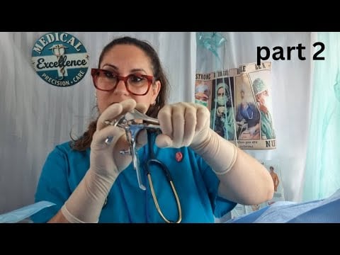 ASMR  SOFT SOOTHING CALM  PAP  TEST nurse cares for you during exam  sleep aid