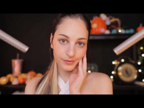 ASMR | ☁️ CREAMY SOFT WHISPERS W LIGHT RAIN 🌧️ FOR RELAXATION + CANDLE 🕯️