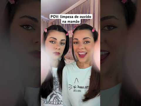 POV: limpeza de ouvido na mamãe #asmr #asmrbrasil #humor #shorts