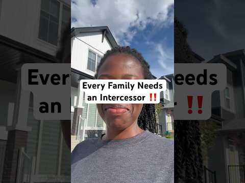 You need an Intercessor in your Family #shorts #spirituality