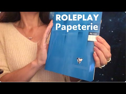 ASMR ROLEPLAY * Boutique de papeterie