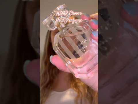ASMR Roleplay Choose Your Perfume 🤍 #asmrvideos #asmrsound #shorts #tinglesasmr #asmr