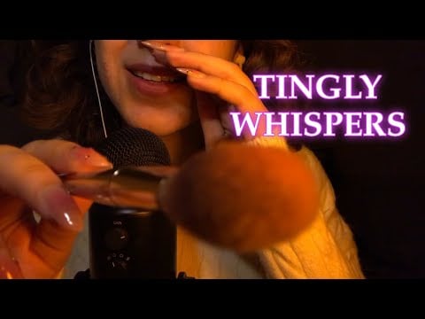 ASMR Let me gently brush your face until you fall asleep 🤍 (personal attention ASMR)