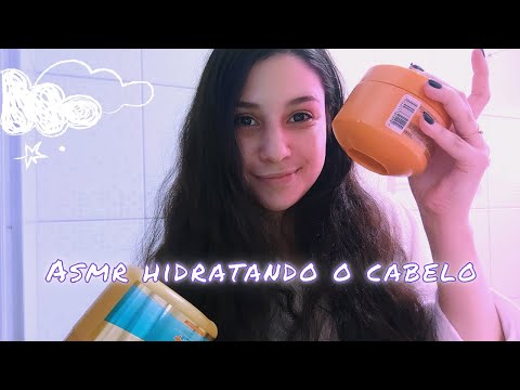 HIDRATANDO O CABELO e CONVERSANDO COM VOCÊ - ASMR APLICADO