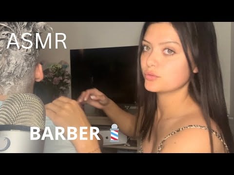 ASMR Barber 💤 Massage + sons relaxants