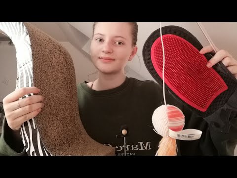 ASMR | Cat equipment + short asmr with my Cats [deutsch/german]