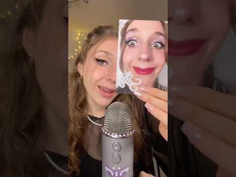 Rawr 🦁At least the tapping sounds good on the cards 😂 #asmr #asmrshorts #shorts