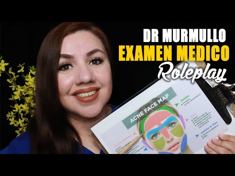 ASMR Español Doctora Murmullo Examina tu Carita / Medical Face Exam / Murmullo Latino