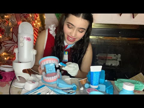 ASMR- ROLE~PLAY DE 🦷 DENTISTA / ASMR LIMPIEZA DE DIENTES/ SONIDOS DE PLASTICO , TAPPING PARA DORMIR