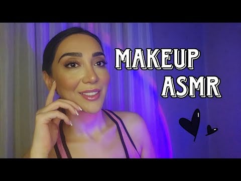 ASMR Doing My Makeup 💄 Inaudible Whispering & Mouth Sounds for Deep Sleep