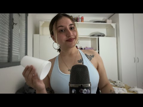 ASMR Sonidos cosquillosos y Relajantes (Tapping, Mouth sounds) 