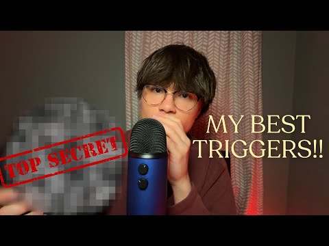 ASMR my best triggers!!!