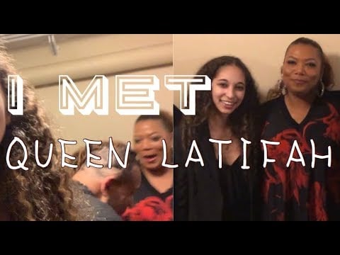 I MET QUEEN LATIFAH
