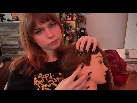 ASMR Playing With Your Hair In The Back Of Class (You're The New Kid)