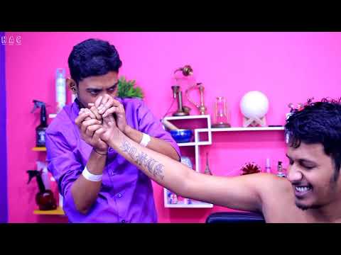 Skin cracking Indian head massage and body massage with neck cracking | asmr massage
