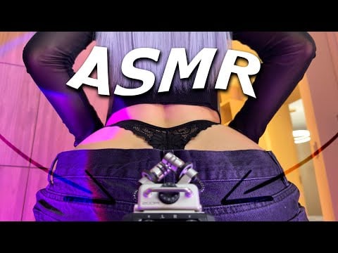 ASMR BEST SOUNDS of Jeans and Black Lace Back Scratching Sounds | No Talking