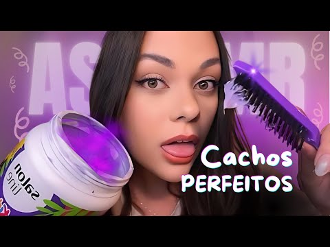 ASMR: FINALIZANDO SEU CABELO CACHEADO