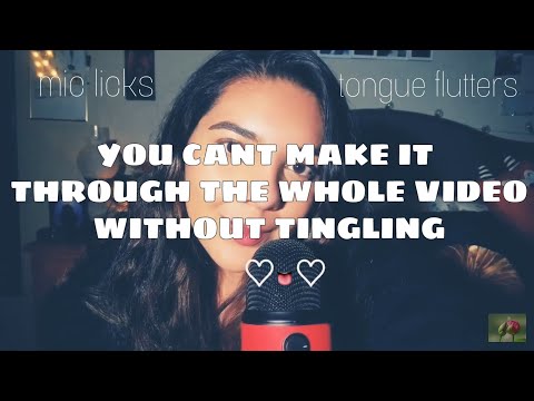 ASMR | Mouth Sounds Compilation (NO TALKING) mic licking, tongue fluttering