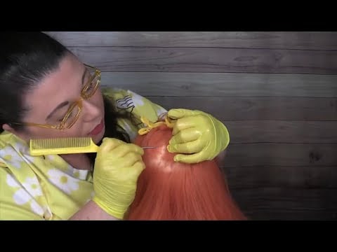 ASMR School Nurse Lice Check (Scalp Check, Whispering) Medical Roleplay