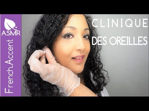 [ASMR français] Clinic des oreilles ASMR examen Check up Massage *ear cleaning