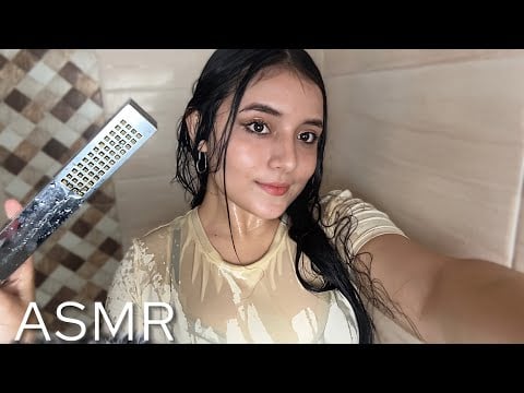 Asmr LAVÁNDOME EL CABELLO ♡ ME B4ÑO