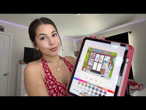 ASMR Coloring on My Ipad