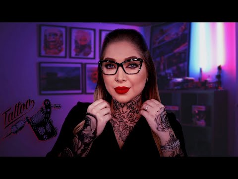 ASMR Tattoo Shop (Realistic Tattoo Experience, Buzz Sounds)