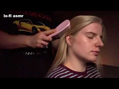 lofi hair brushing to help you drift away 🌙 why isn’t asmr like this anymore? (no talking)