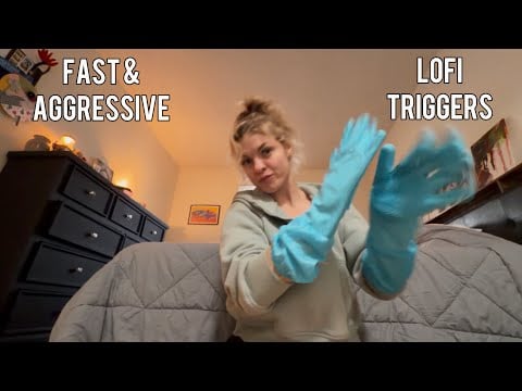 ASMR FAST & AGGRESSIVE RANDOM LOFI TRIGGERS AROUND MY APARTMENT💥
