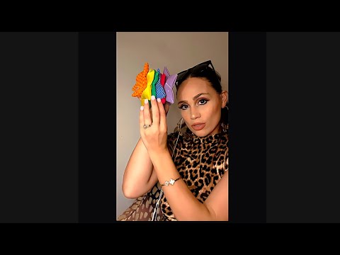 Sensory toys! Purple is my fav! ASMR 