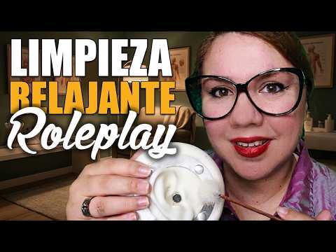 ASMR Limpieza de Oídos Binaural Roleplay para Dormir 🌙✨