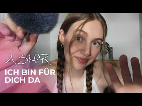 ASMR Ich bin für Dich da! 🌙 Positive Affirmationen & sanftes Flüstern mit Face Brushing