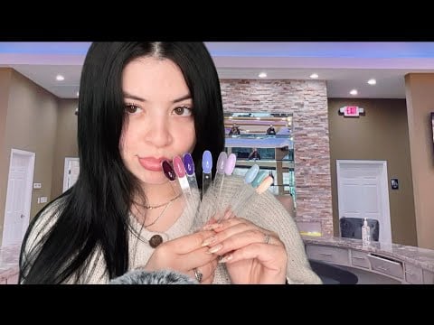 ASMR rude nail salon rp (shes sober now🤦🏻‍♀️)  💅🏻