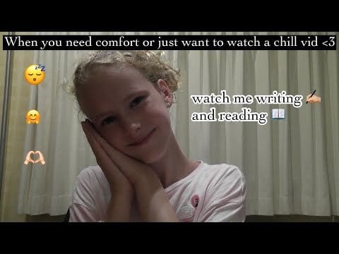 ASMR~Chille vibe: schrijven en lezen✍🏼 📖