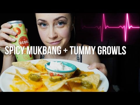 Crazy Tummy Gurgles With Spicy Nacho & Bubbly Seltzer Mukbang