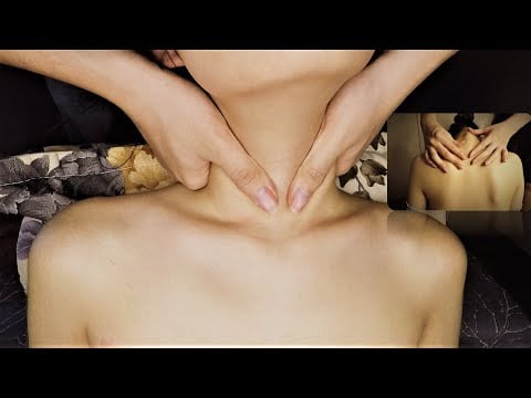 THYROID Massage ASMR | No Talking Neck & Nape Massage