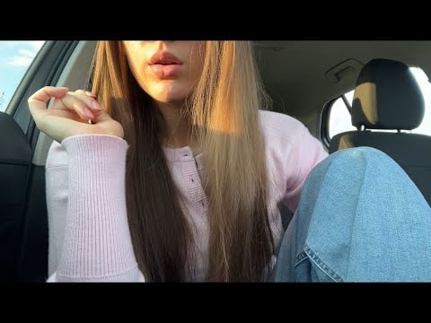ASMR In My Car 🚘 | random triggers, tapping, whispering 