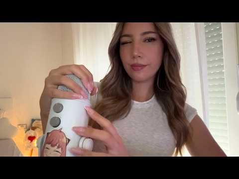 ASMR Bare Mic Triggers (mic scratching, gripping, brushing...)