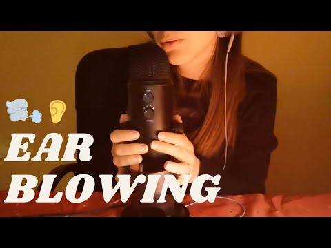 ASMR - BLOWING & Breathing in your ears ♥🌬👂🏽 (No Talking)