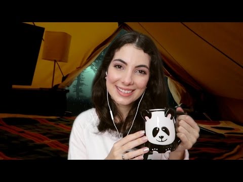 ASMR: Roleplay ACAMPAMENTO ⛺️🎧BINAURAL👂 Sons relaxantes para dar soninho!