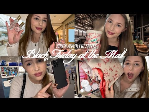 ASMR Roleplay | Black Friday at the Mall 🖤🛒🏷️ (Scammy Kiosk, Karen, Kind Barista)