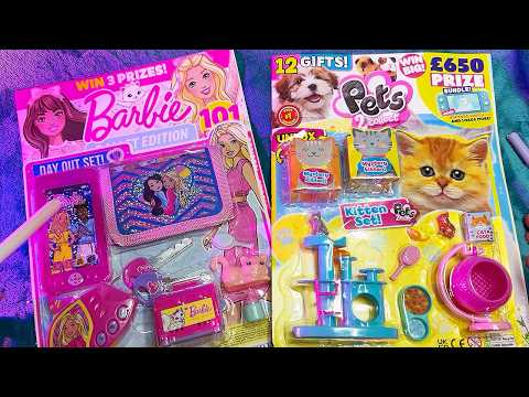 ASMR Kids Magazines & Free Toys 🎀 Nostalgic Tingles (Whispered)
