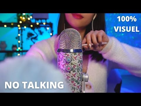 ASMR 🌙 100% VISUEL NO TALKING POUR T'HYPNOTISER JUSQU'A CE QUE TES YEUX SE FERMENT 💤