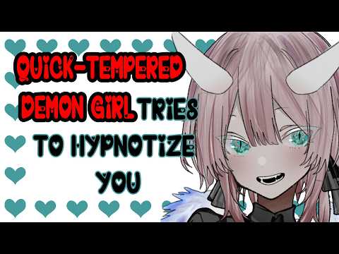 Quick-tempered Demon girl tries to hypnotize you (AND FAIL!!!) [F4M] [Audio Roleplay] [Fake Dating]