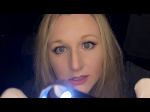 ASMR Face Examination Roleplay | Gloves| Pen Light | Extraction | Serum