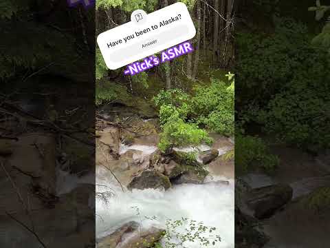 ASMR Waterfall Sounds in the Alaskan Wilderness | #shorts #asmr