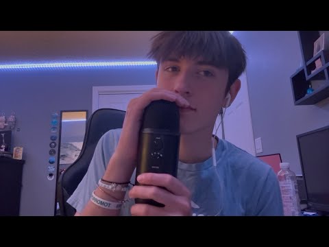 ASMR up close breathy whisper ramble 🌬️