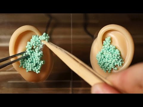 ASMR Oddly Satisfying Ear Cleaning👂 묘하게 기분 좋은 귀청소 ASMR